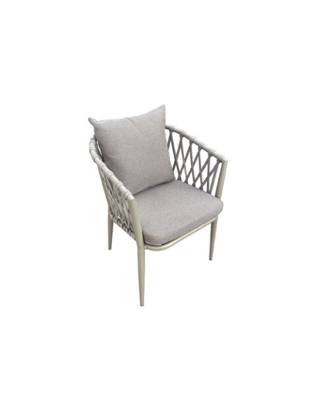 SILLON RODAS ALUMINIO GRIS