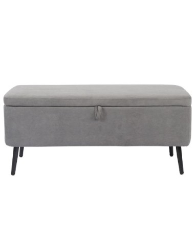 BAUL TAPIZADO MAISON 110 x 40 CM MICROFIBRA GRIS