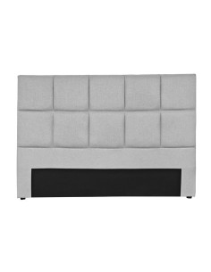 CABECERO TAPIZADO LUMOS 160 CM TEJIDO GRIS CLARO