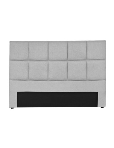 CABECERO TAPIZADO LUMOS 160 CM TEJIDO GRIS CLARO