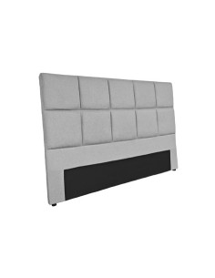 CABECERO TAPIZADO LUMOS 160 CM TEJIDO GRIS CLARO 2