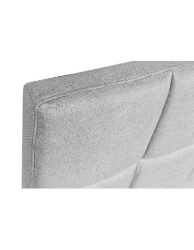 CABECERO TAPIZADO LUMOS 160 CM TEJIDO GRIS CLARO