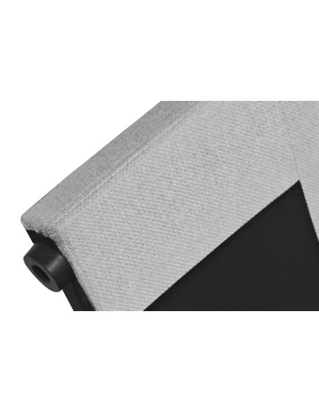 CABECERO TAPIZADO LUMOS 160 CM TEJIDO GRIS CLARO