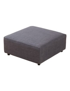 PUFF 90 X 90 CM SOFÁ MODULAR MOU TEJIDO GRIS