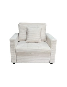 SOFA CAMA DIVAN 99 CM CORDUROY CREMA 2