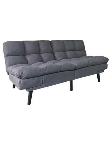 SOFA CAMA CUSHION 108 x 183 CM TEJIDO GRIS