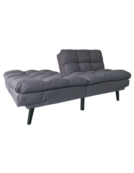 SOFA CAMA CUSHION 108 x 183 CM TEJIDO GRIS