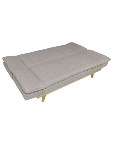 SOFA CAMA LOUNGE XL  114 x 189 CM TEJIDO BEIGE