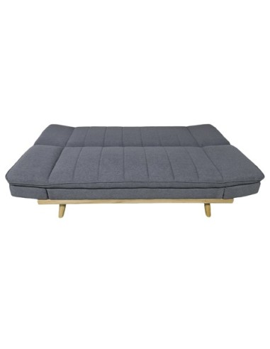 SOFA CAMA LOUNGE XL  114 x 189 CM TEJIDO GRIS
