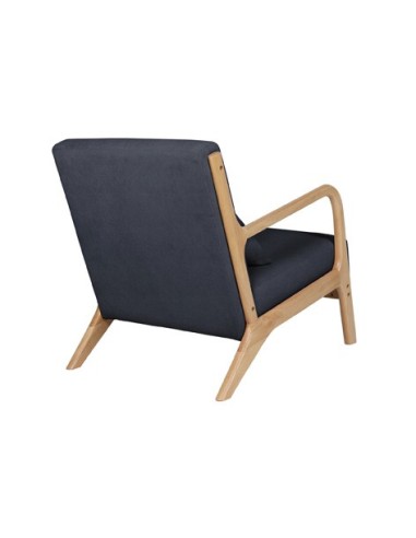 BUTACA TOKIO TEJIDO GRIS / MADERA