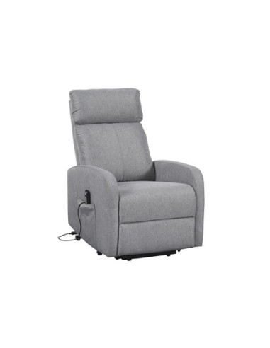 SILLON RELAX ELEVADOR LIFE TEJIDO GRIS