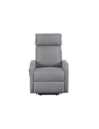 SILLON RELAX ELEVADOR LIFE TEJIDO GRIS