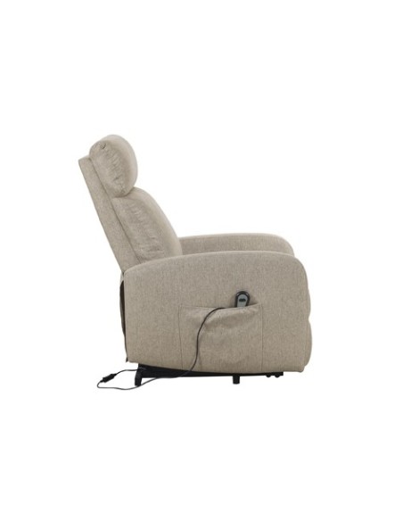 SILLON RELAX ELEVADOR LIFE TEJIDO BEIGE