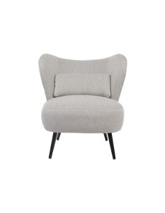 BUTACA TAPIZADA ELLE GRIS MELANGE 2