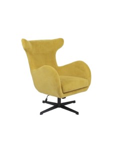 BUTACA GIRATORIA Y REGULABLE EN ALTURA MUNICH MOSTAZA