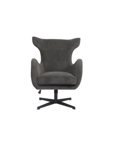 BUTACA GIRATORIA Y REGULABLE EN ALTURA MUNICH GRIS