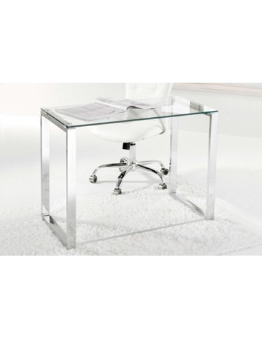MESA DE ESTUDIO O DESPACHO MODELO BENETTO 100 x 50 CM PATAS CROMADAS