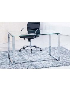 MESA ESTUDIO BENETTO 120 x 60 CM  PATAS CROMO