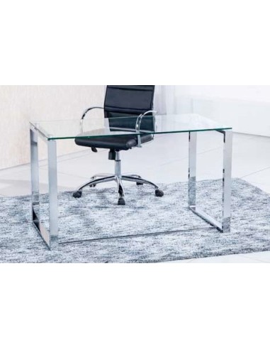 MESA ESTUDIO BENETTO 120 x 60 CM  PATAS CROMO