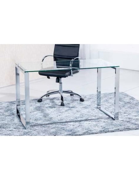 MESA ESTUDIO BENETTO 120 x 60 CM  PATAS CROMO
