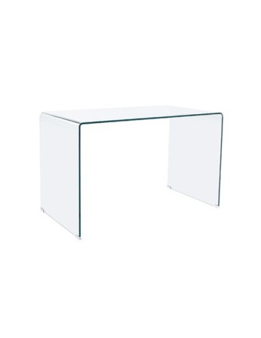 MESA DE ESTUDIO NOTE 120 X 70 CM  CRISTAL TRANSPARENTE