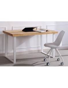 MESA ESTUDIO NATURAL 120 x 60 CM ROBLE NORDISH / BLANCO