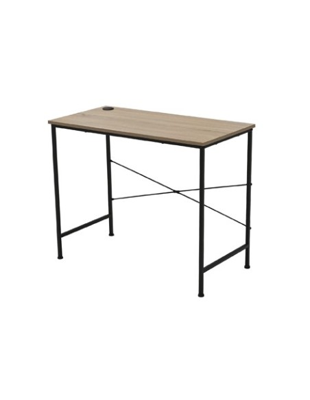 ESCRITORIO DECK 90 x 45 CM OAK / NEGRO