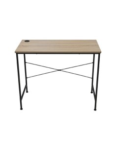 ESCRITORIO DECK 90 x 45 CM OAK / NEGRO 2