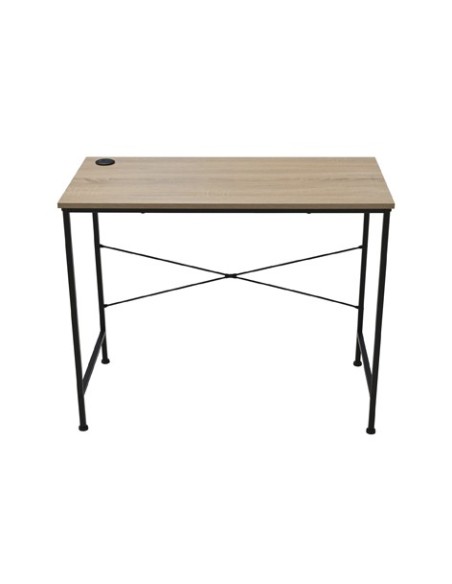 ESCRITORIO DECK 90 x 45 CM OAK / NEGRO