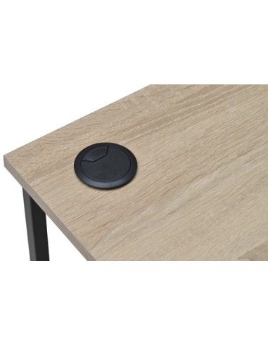 ESCRITORIO DECK 90 x 45 CM OAK / NEGRO