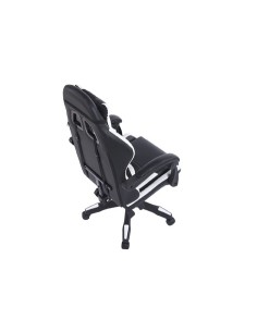SILLON GIRATORIO GAMING MASTER SIMIL PIEL NEGRO / BLANCO 2