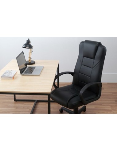 SILLA DE DESPACHO MODELO LAWYER NEGRO
