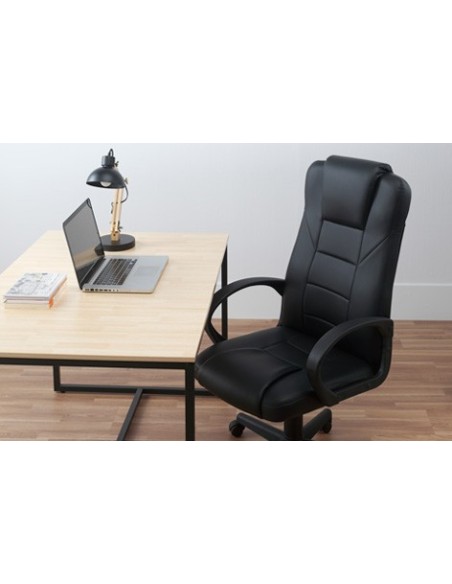 SILLA DE DESPACHO MODELO LAWYER NEGRO