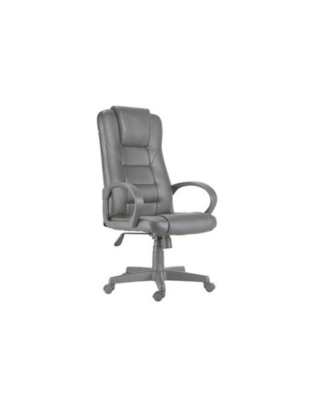 SILLA DE DESPACHO MODELO HENRY SÍMIL PIEL NEGRO