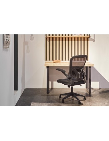 SILLA GIRATORIA LEXI RED TRANSPIRABLE NEGRO / ESTRUCTURA NEGRA