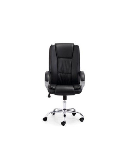 SILLÓN DESPACHO ATLAS SÍMIL PIEL NEGRO