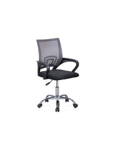 SILLA DE OFICINA GIRATORIA MODELO VITA NEGRO / GRIS