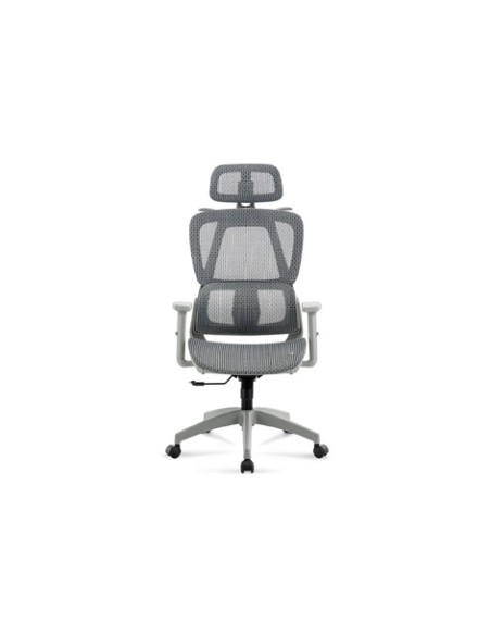 SILLON GIRATORIO ERGO RED TRANSPIRABLE GRIS / ESTRUCTURA GRIS