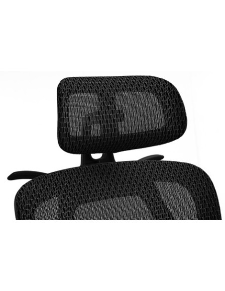 SILLON GIRATORIO ERGO RED TRANSPIRABLE NEGRO / ESTRUCTURA NEGRA