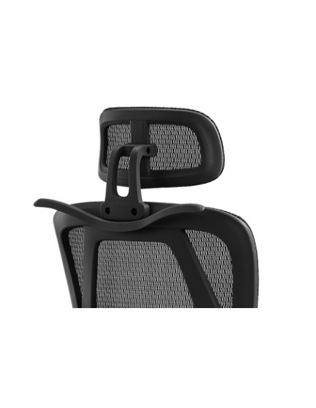 SILLON GIRATORIO ERGO RED TRANSPIRABLE NEGRO / ESTRUCTURA NEGRA