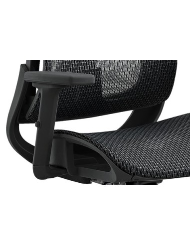 SILLON GIRATORIO ERGO RED TRANSPIRABLE NEGRO / ESTRUCTURA NEGRA