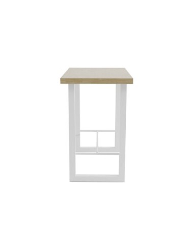 MESA ALTA LOFT 120 X 70 CM  ROBLE NORDISH / BLANCO