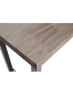 MESA ALTA LOFT 120 x 70 CM ROBLE AMERICAN / NEGRO 2