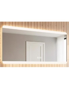 ESPEJO PARED CON ILUMINACION LED Y FUNCION ANTIVAHO  SQUARE 130 x 80 CM