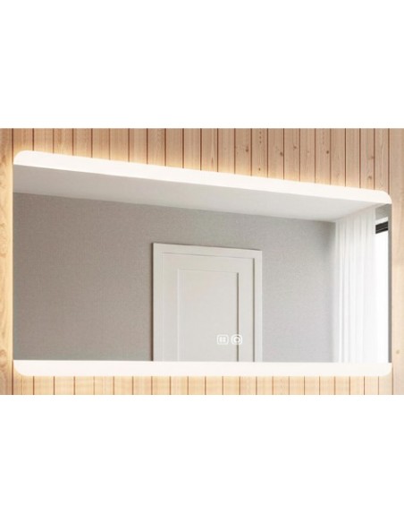 ESPEJO PARED CON ILUMINACION LED Y FUNCION ANTIVAHO  SQUARE 130 x 80 CM