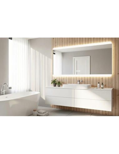 ESPEJO PARED CON ILUMINACION LED Y FUNCION ANTIVAHO  SQUARE 130 x 80 CM