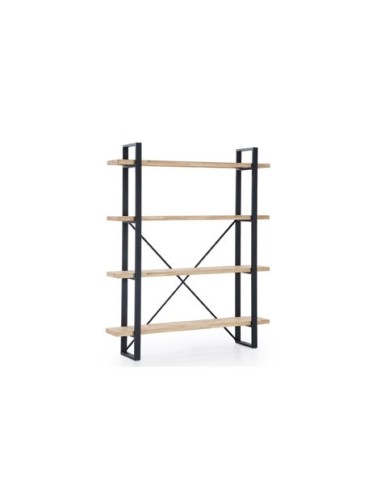 ESTANTERIA ALTA PLANK ROBLE NORDISH / NEGRO