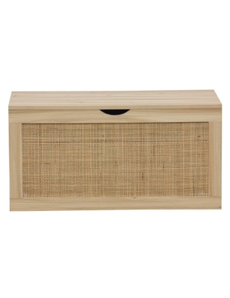 BAUL DECOR 80 x 40 CM PINO / RATTAN