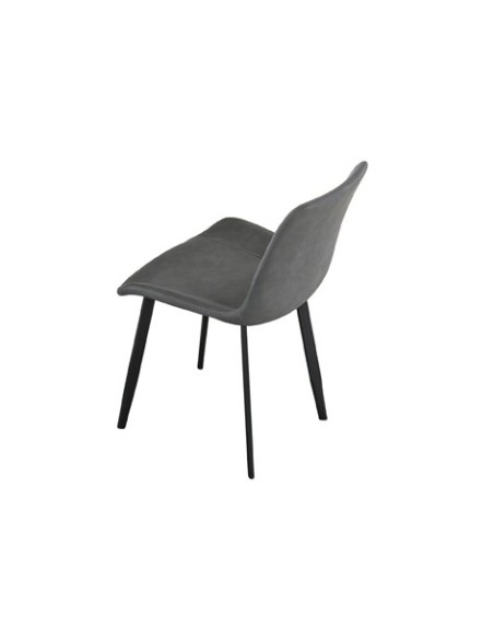 SILLA COMEDOR LIS CUIR GRIS