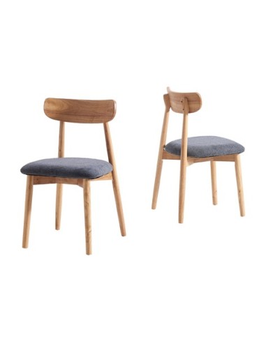 SILLA COMEDOR SHIA GRIS / NATURE